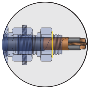 shield termination icon